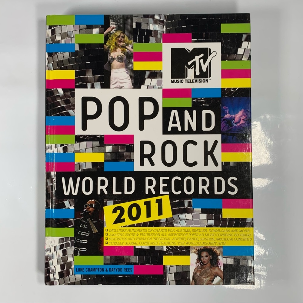 MTV Pop and Rock World Records 2011 Hardbound byLuke Crampton & Dafydd Rees